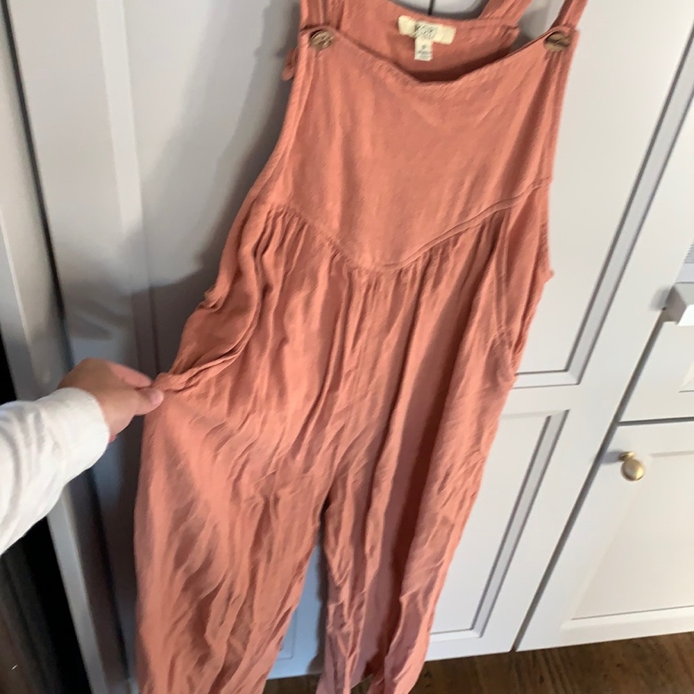 Pinkblush maternity overalls size small